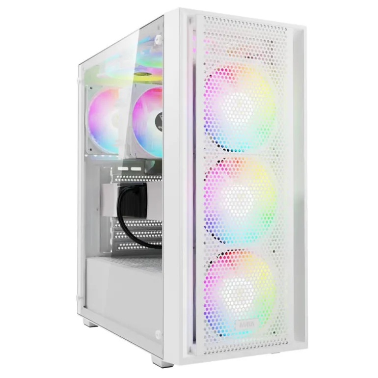 Caja/Torre Gamdias Aura GC2 Elite ARGB Blanco