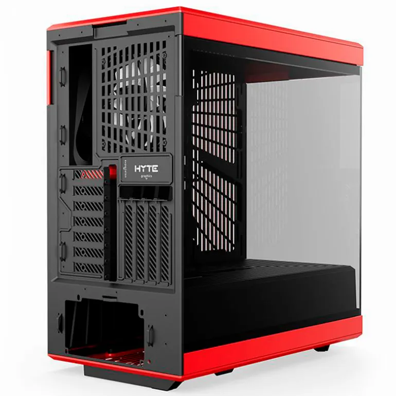 Caja/Torre Hyte Y40 Rojo