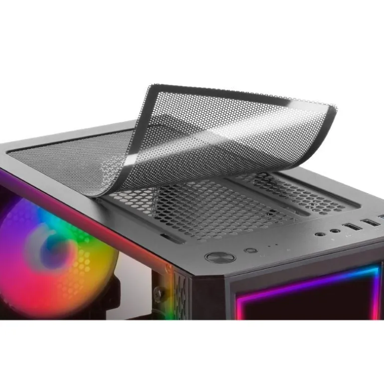 Caja/Torre Mars Gaming Artística MC-ART Gaming Negro