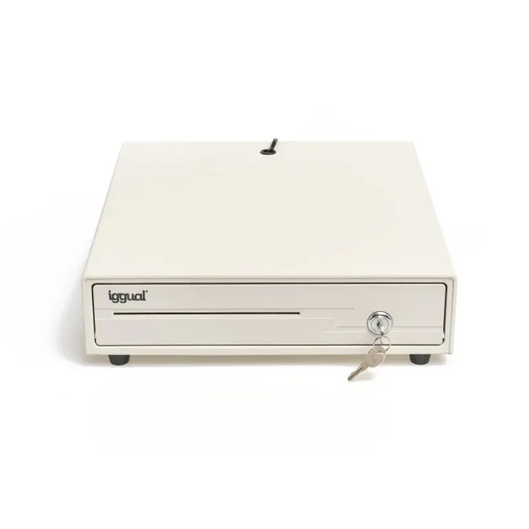 Cajón Portamonedas iggual IRON-10W 38cm Blanco