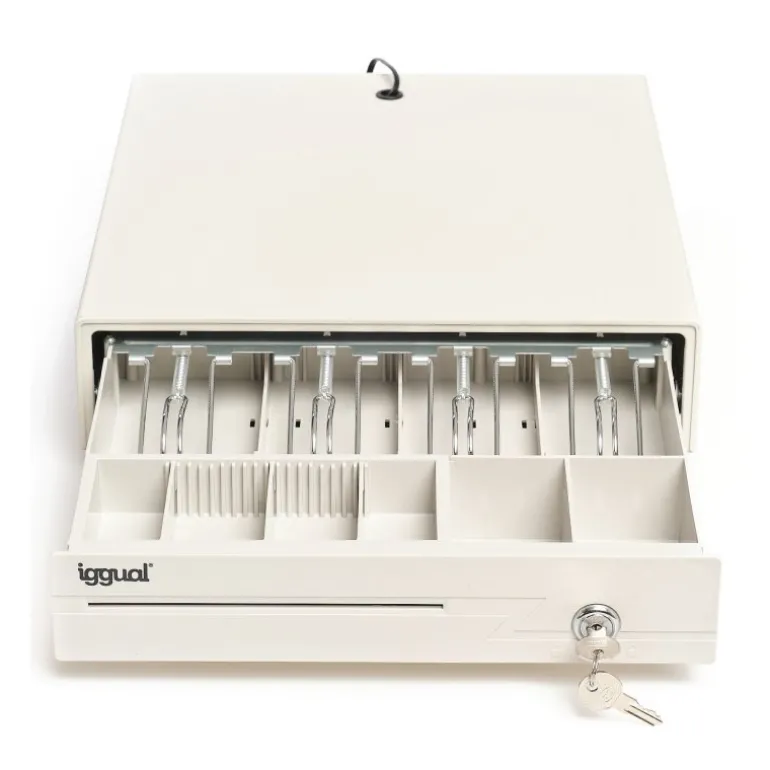 Cajón Portamonedas iggual IRON-10W 38cm Blanco
