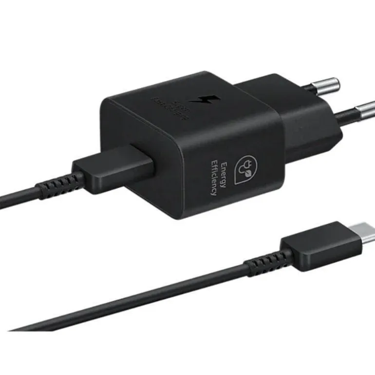 Cargador Samsung EP-T2510XBEGEU USB Tipo-C + Cable USB Tipo-C 25W
