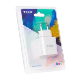 Cargador USB Tooq TQWC-PDUSBC20W USB-C 20W Blanco