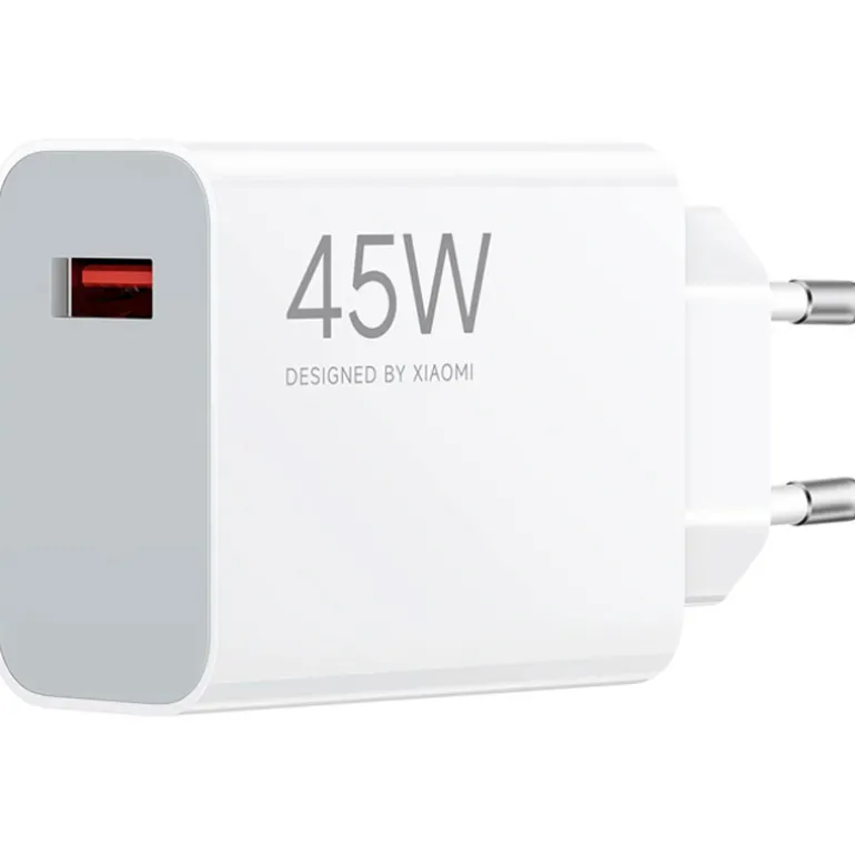 Cargador USB Xiaomi 45W Turbo Charging Power Adapter Type A Blanco