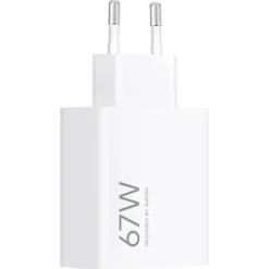 Cargador Xiaomi 67W HyperCharge Power Adapter (1xUSB-A) Blanco