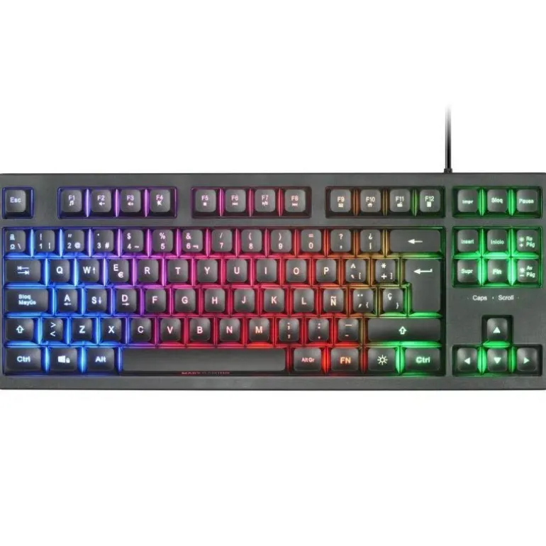 Combo Mars Gaming 4EN1 MCP-RGB3 Negro