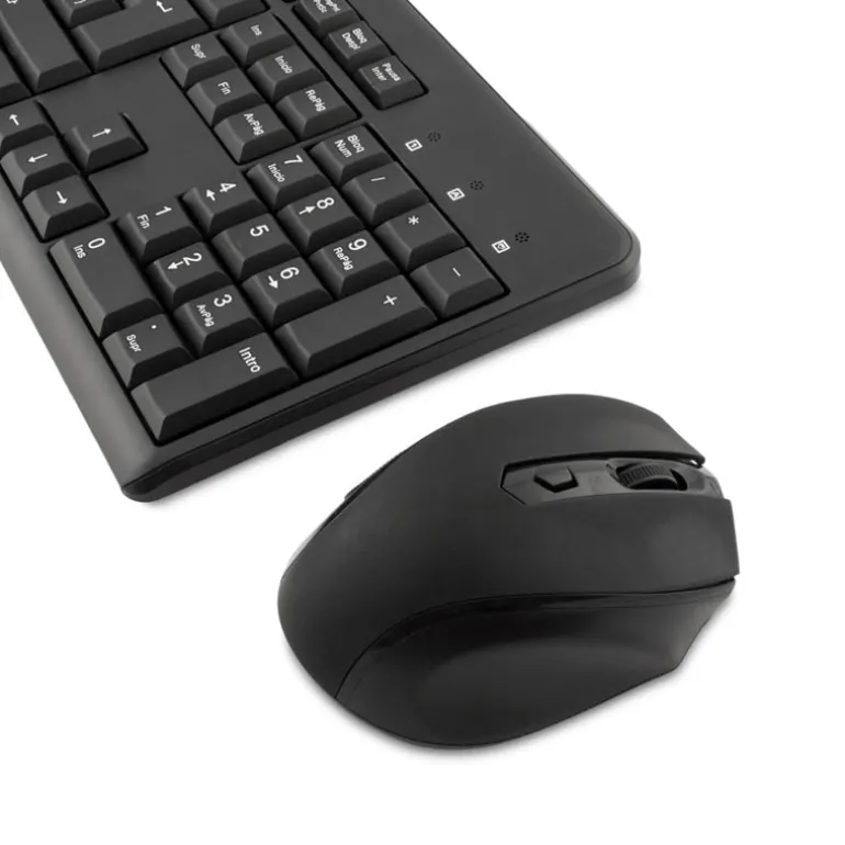 Combo Teclado/Ratón Coolbox Teclado + Ratón Wireless Negro