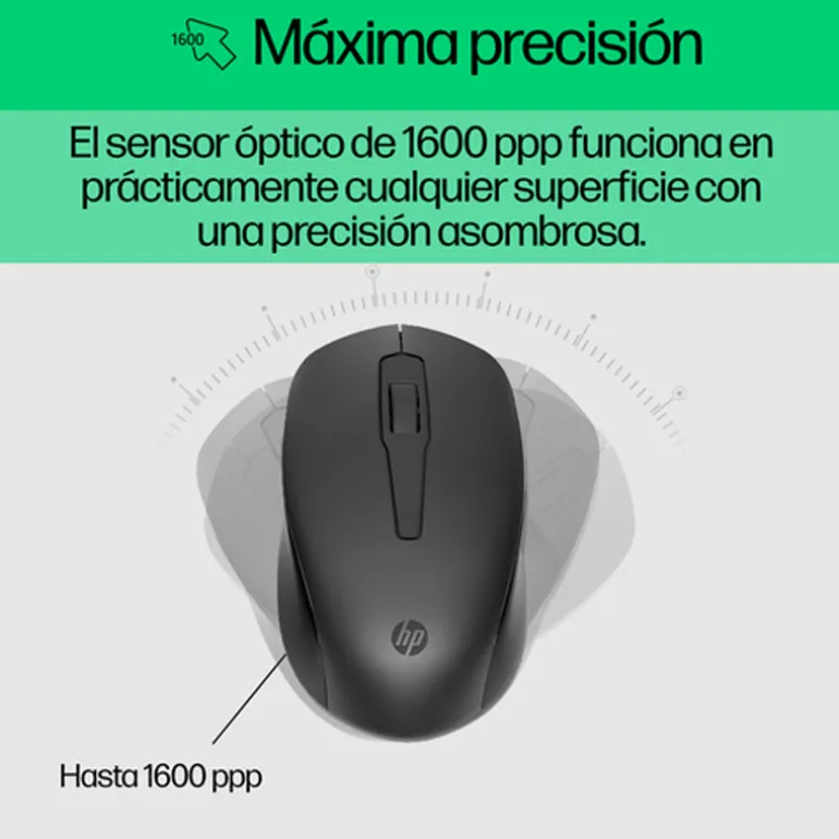 Combo Teclado/Ratón HP 330 Inalámbrico Negro