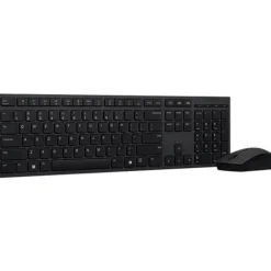 Combo Teclado/Ratón Lenovo profesional Wireless Negro