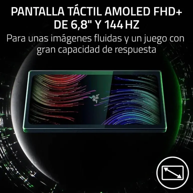 Consola Razer Edge Táctil 6.8" 128GB Wifi Negro