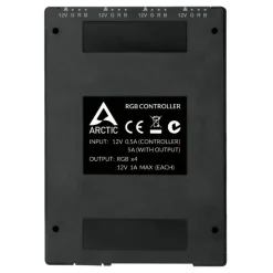 Controlador  Arctic Cooling RGB 4 pines Negro