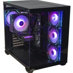 COOLPC Black III - Ryzen 5 7600X / Radeon RX 9060 XT 16GB / 16GB DDR5 / 1TB SSD / W11