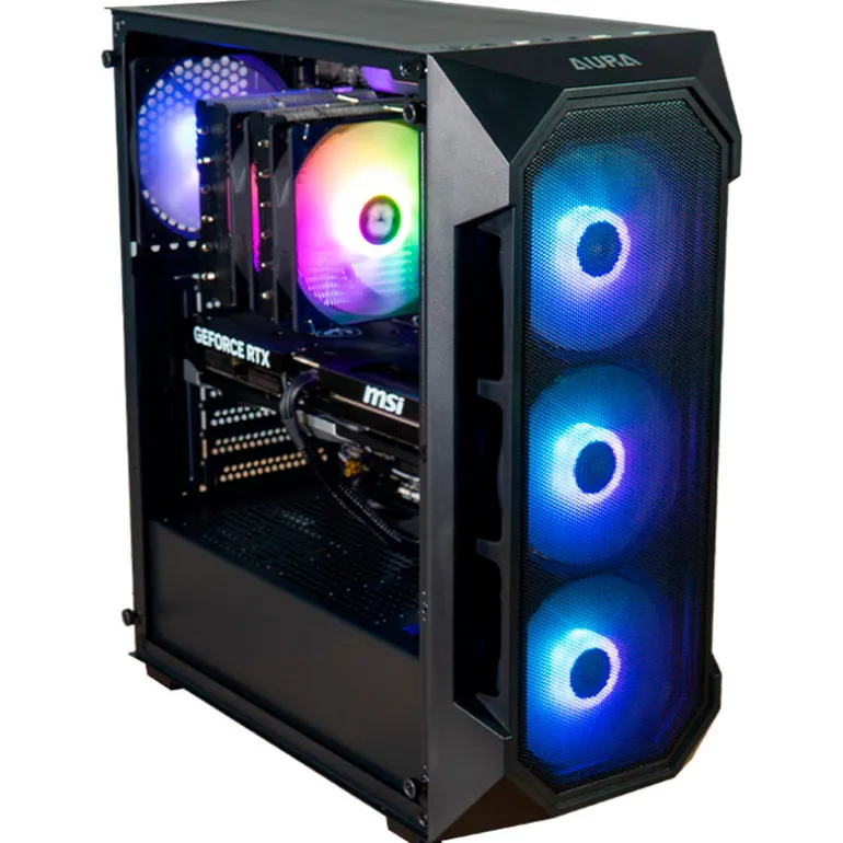 COOLPC RED XII - Ryzen 7 7800X3D / GeForce RTX 5080 16GB / 32GB DDR5 6000Mhz / NVMe 1TB + NVMe 2TB