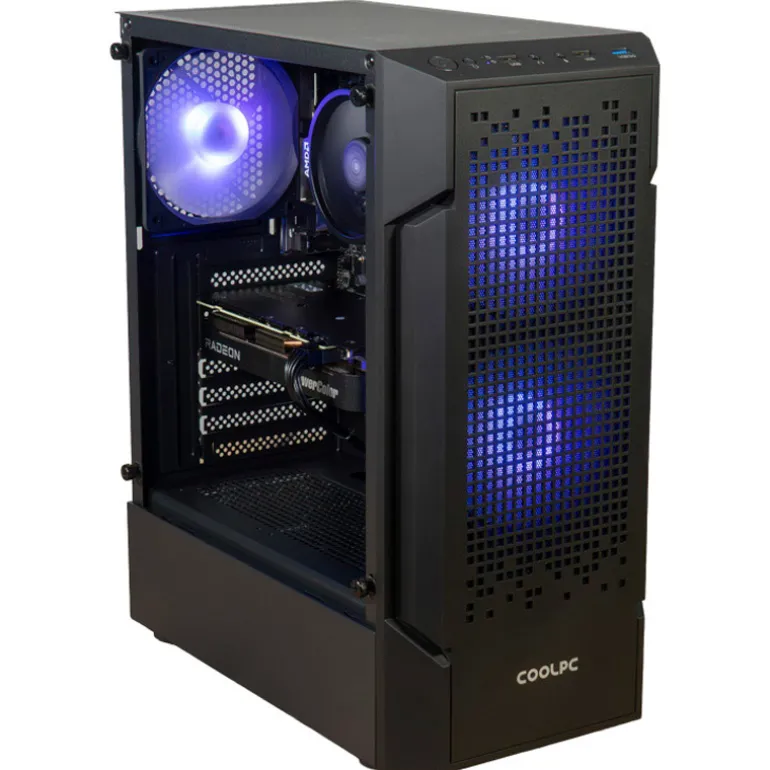 COOLPC RED XXIV - Ryzen 5 7600X / Radeon RX 9060 XT 16GB / 32GB DDR5 6000Mhz / NVMe 1TB / W11P