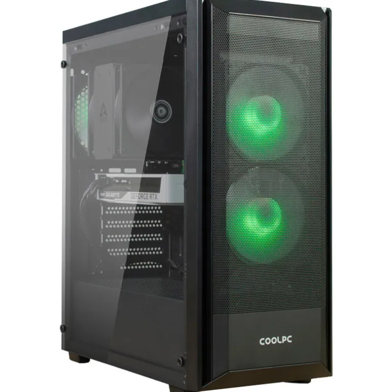 COOLPC RED XXVIII - Ryzen 5 5500 / GeForce RTX 5060 Ti 8GB / 32GB DDR4 3200Mhz / NVMe 1TB