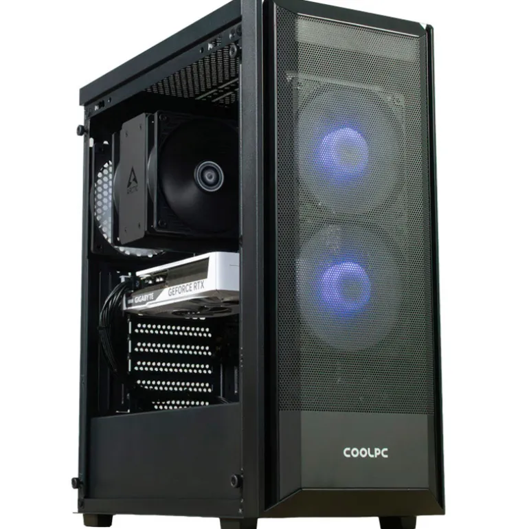 COOLPC RED XXVIII - Ryzen 5 5500 / GeForce RTX 5060 Ti 8GB / 32GB DDR4 3200Mhz / NVMe 1TB
