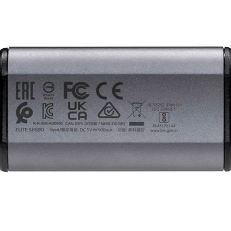 Disco Duro Externo Adata Elite SE880 SSD 1TB USB 3.2 Gris