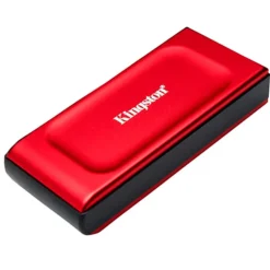 Disco Duro Externo Kingston XS1000 SSD 2TB USB 3.2 Rojo