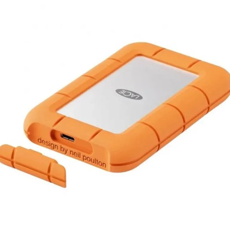 Disco Duro Externo LaCie Rugged 500GB 2.5" USB 3.2 Gris