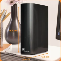 Disco Duro Externo Western Digital Elements 8TB 3.5" USB 3.2 Negro