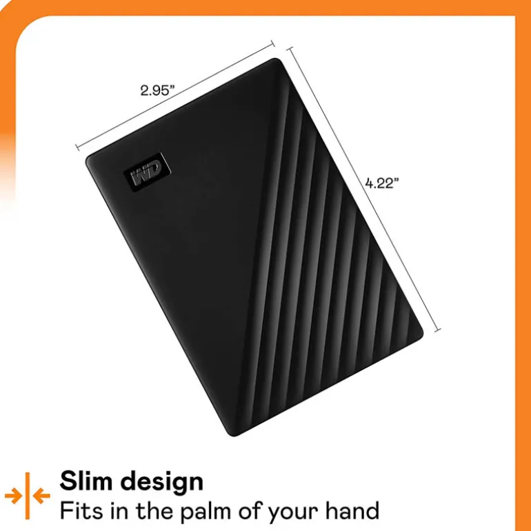 Disco Duro Externo Western Digital My Passport 1TB 2.5" USB 3.2 Negro