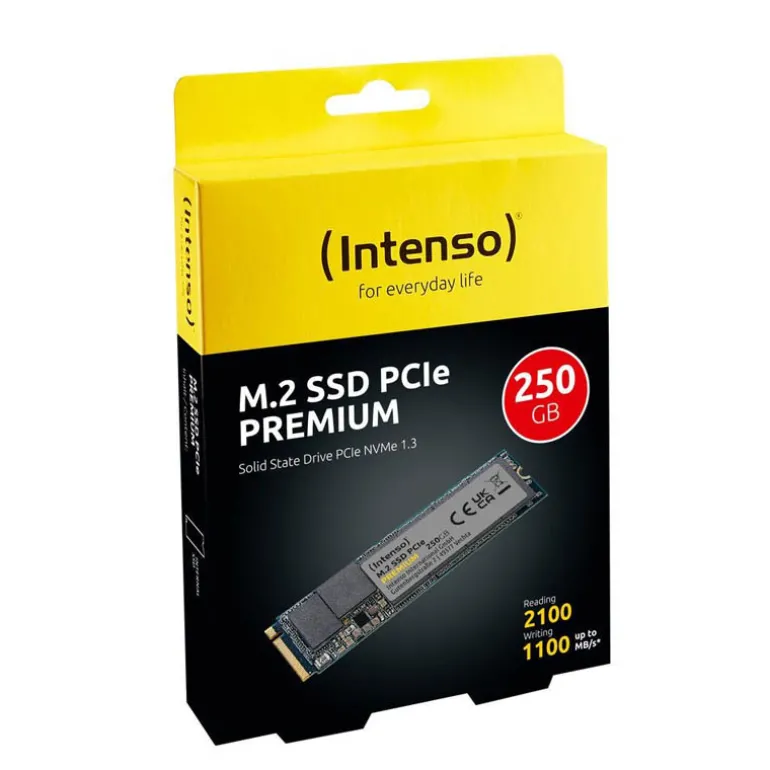Disco Duro M.2 Intenso 3834450 Premium 250GB PCIe Gen3 x4 NVMe