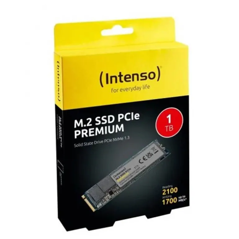 Disco Duro M.2 Intenso Premium 1TB PCIe Gen3 x4 NVMe SSD