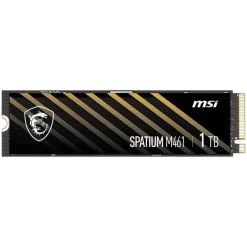 Disco Duro M.2 MSI SPATIUM M461 1TB PCIe Gen4 NVMe