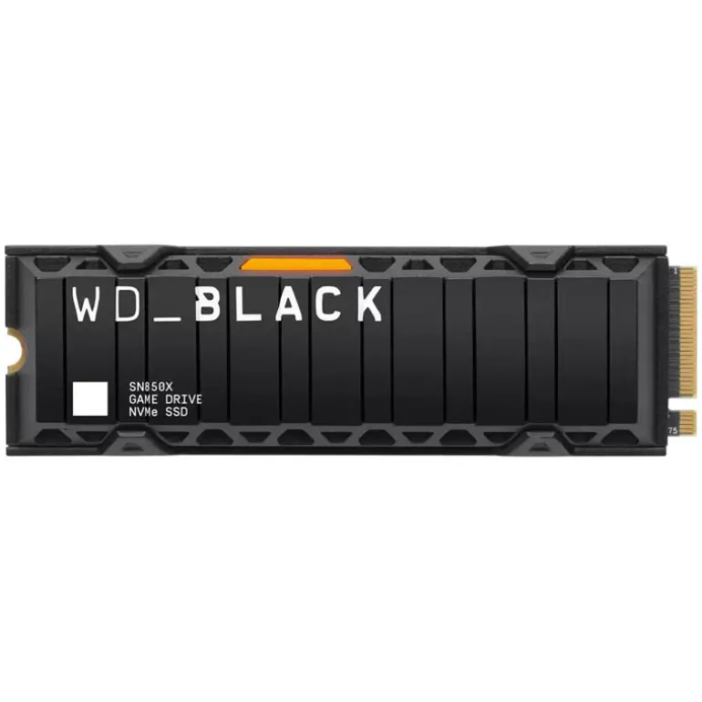 Disco Duro M.2 Western Digital Black SN850X 1TB con Heatsink NVMe PCIe Gen4