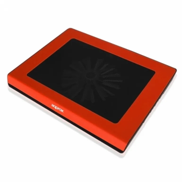 Disipador Portátil Approx APPNBC06R Hasta 15.6" x2 LED Azul Color Rojo