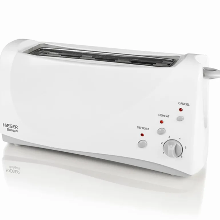 Electrodomésticos Haeger Bulgari Tostadora Multifunción 1000W Blanco
