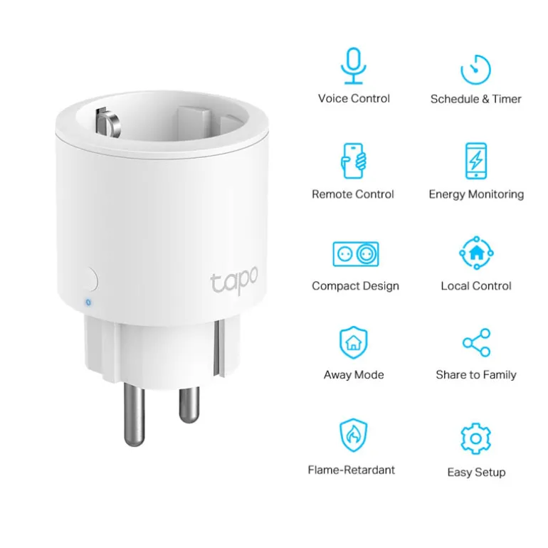 Enchufe Inteligente TP-Link Tapo P115 Mini Wi-Fi