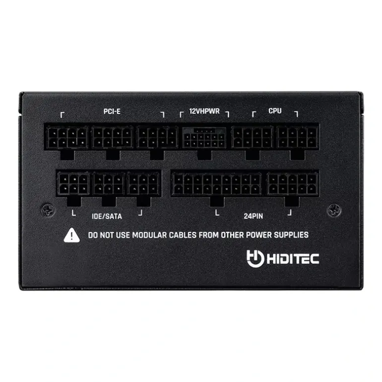 Fuente/PSU Hiditec GDX1050 V2 80 Plus Gold 1050W ATX 3.0 PCIE 5.0 Modular