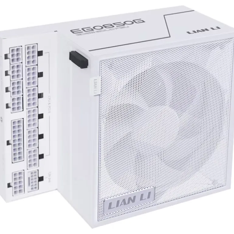 Fuente/PSU Lian Li Edge EG0850G 80 Plus Gold 850W ATX 3.1 PCIE 5.1 Modular Blanco