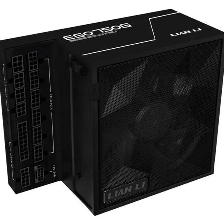 Fuente/PSU Lian Li Edge EG750 80 Plud Gold 750W ATX 3.1 PCIE 5.1 Modular Negro