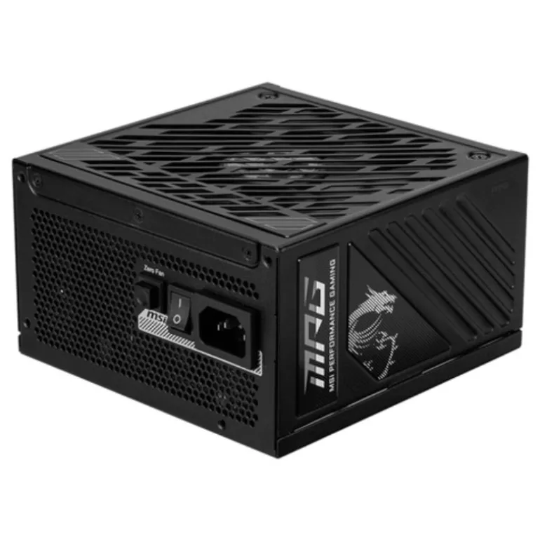 Fuente/PSU MSI MPG A1250GS PCIE5 80 Plus Gold 1250W ATX 3.1 PCIE 5.1 Modular Negro