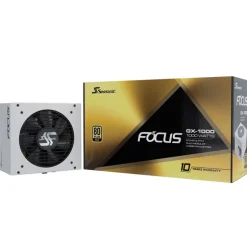 Fuente/PSU Seasonic Focus GX V4 80 Plus Gold 1000W ATX 3.0 PCIE 5.0 Modular Blanco