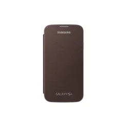 Funda Samsung Galaxy S4 Con Tapa Marrón