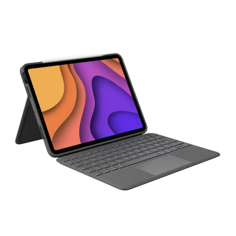 Funda Tablet Logitech Folio Touch Para iPad Pro 11"- iPad Air Grafito