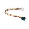 Gembird CC-SATA-PS SATA/Molex (4-Pin) Macho/Macho - Cable Alimentación