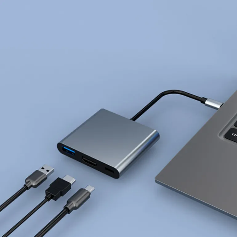 Hub Coolbox miniDOCK C31 USB-C 3 En 1