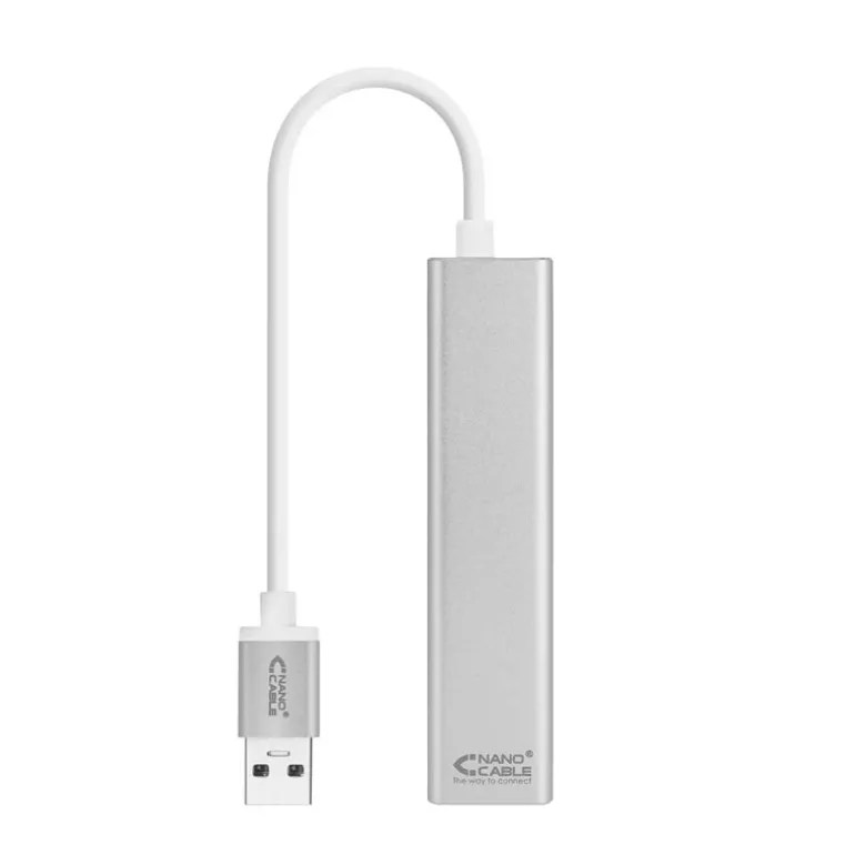 Hub Nano Cable 10.03.0403 USB 3.0 RJ45 a USB-A