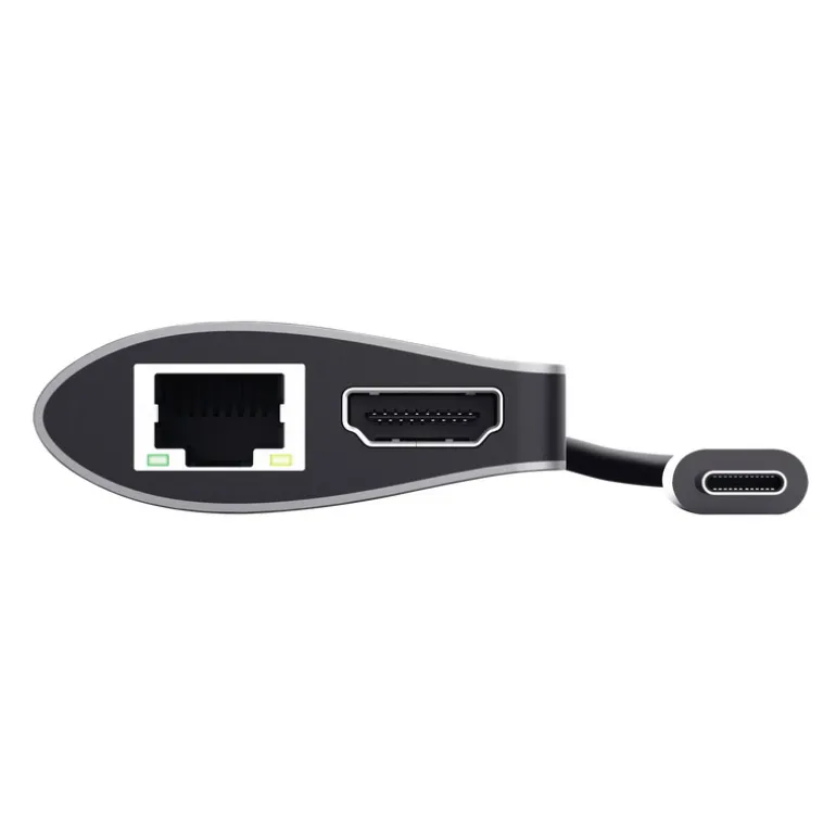 Hub Trust Dalyx 7 En 1 USB-C Plata
