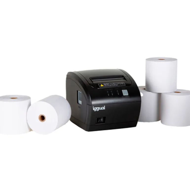 Impresora Térmica iggual TP EASY 80 + 5 rollos Para Tickets