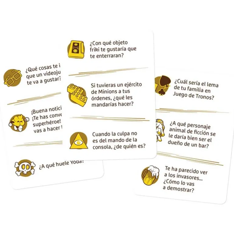 Juego de Mesa Asmodee Preguntas de Mierda Friki