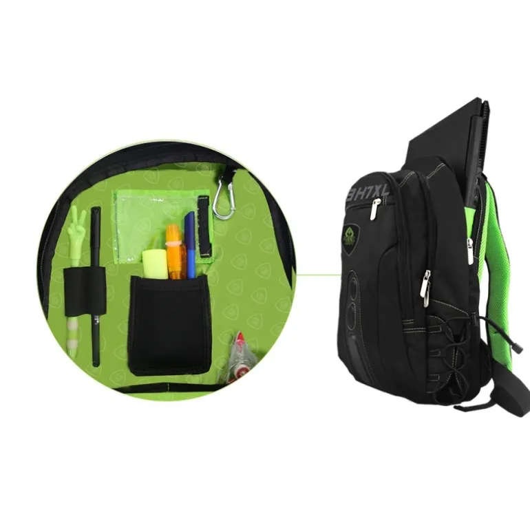 Keep Out BK7GXL 17'' Gaming Negro/Verde - Mochila