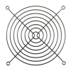 Kein Hersteller Classic 140mm Negro - Rejilla Ventilador