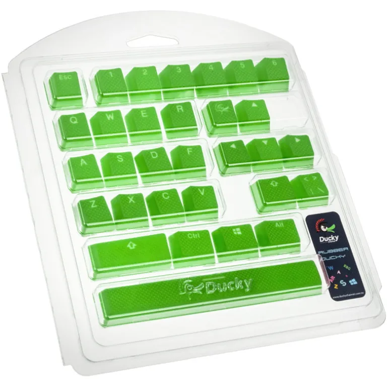 Keycaps Ducky 31 Teclas Doubleshot Verde