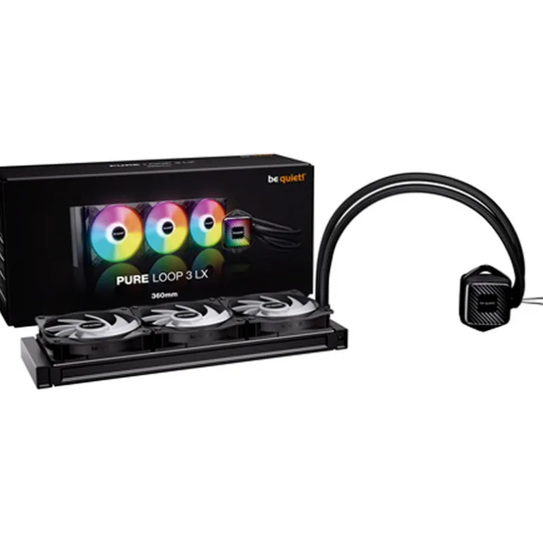 Kit Refrigeración Líquida be quiet! Pure Loop 3 ARGB LX 360mm Negro