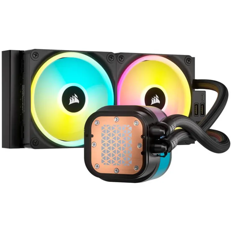 Kit Refrigeración Líquida Corsair iCUE LINK H100i RGB 240 Negro